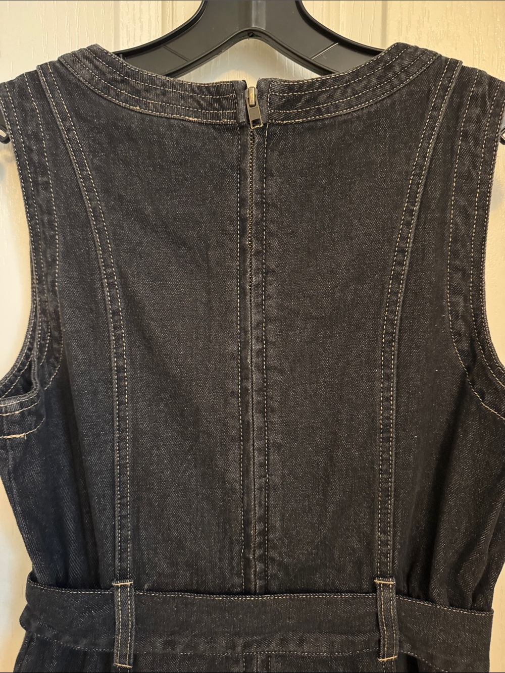Sundance Denim Sleeveless Maxi Dress, size 6, NWT - Picture 5 of 6